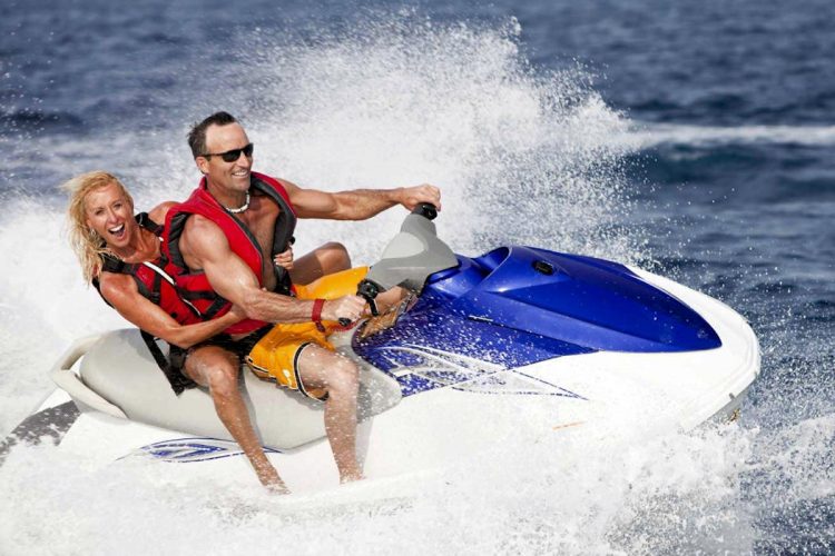 Jetski (5) jpg Two excited guests try a jet ski in Luz near Lagos