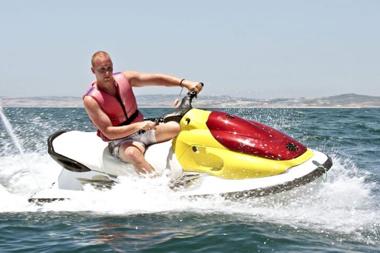 Hire a Jet Ski from the beach at Luz and feel the buzz