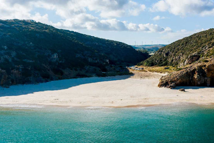 Thanks to its white sand, Praia das Furnas must rank as one of the most picturesque beaches especially with its high cliffs and clear blue sea