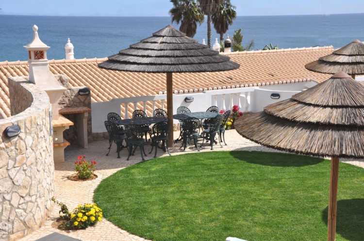 terrace OV 1050 The internal gardens include a bbq and a large terrace